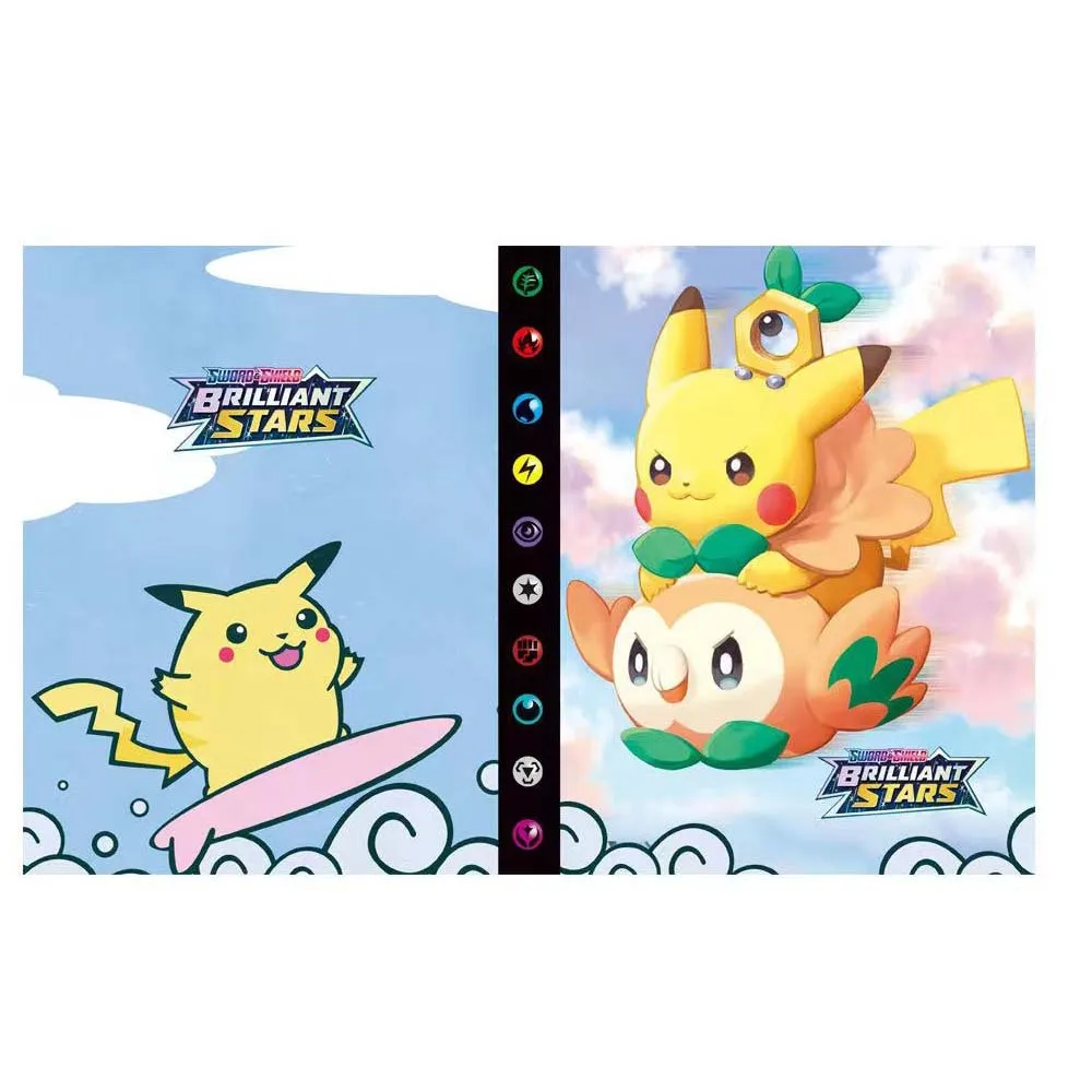 

Альбом для карт Pokemon большой вместимости, игровой лист, держатель для карт Pokemon 240, игрушки, подарок на день рождения