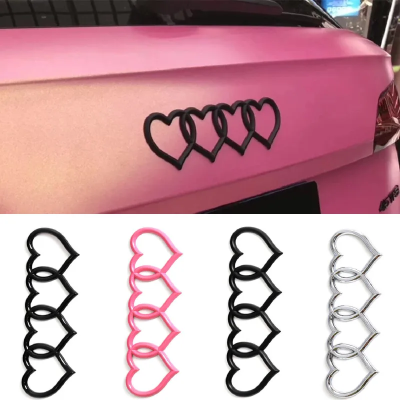 Наклейка с логотипом Love Heart на заднюю багажник хвост значок эмблема наклейка