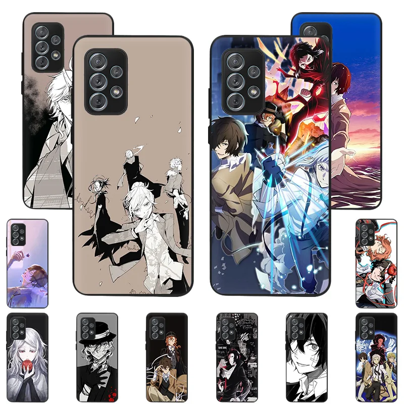 Чехол Bungou для телефона с изображением бродячих собак Samsung Galaxy A72 A52 A32 A51 5G A50 A70 A71 A22