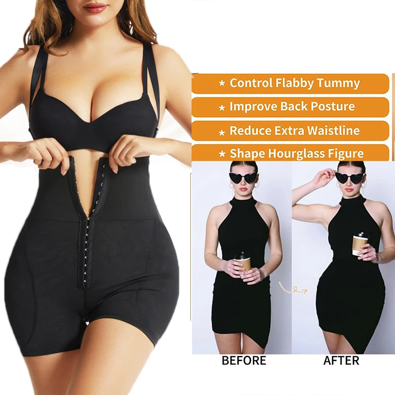 GUUDIA крючок для живота мягкая подушка усилитель бедер Fajas Colombianas корректирующее