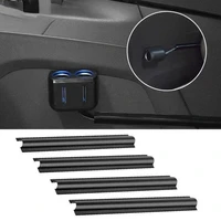 4pcs car vehicle invisible cable wire fixing protection cover sleeve organizer quicken car accessories