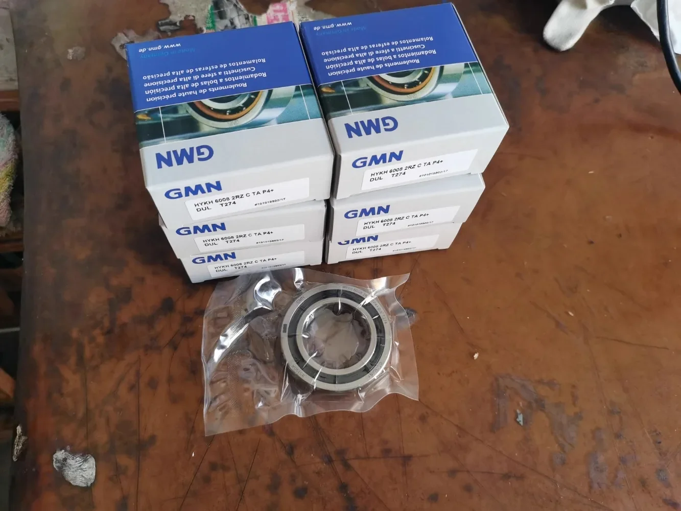 Керамический шариковый радиально-упорный подшипник HYKH6008 6009 6010 S6204 6205CTAP