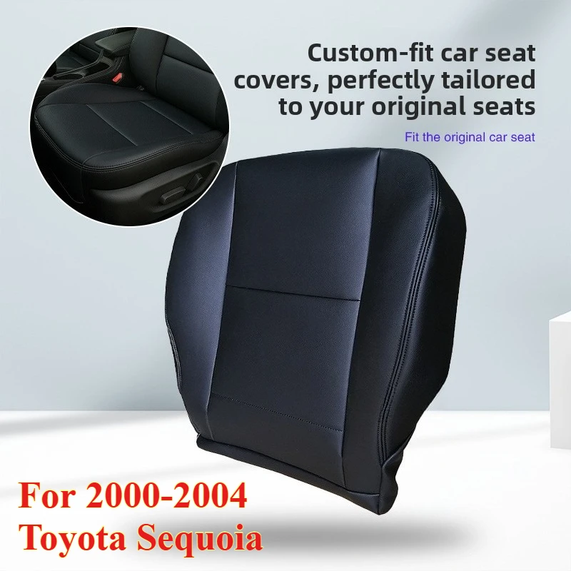 Фото Чехлы для автомобильных сидений из искусственной кожи для Toyota Sequoia 2000-2004 годов, на заказ, для водителя и пассажира, для обновления нижней части сидений №2