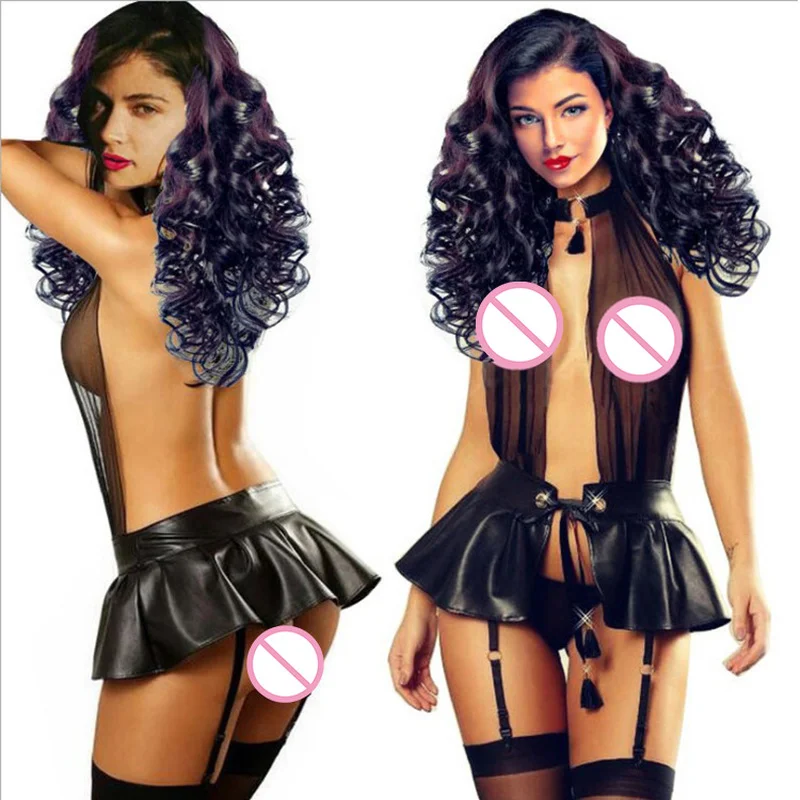 

Сексуальное Сетчатое женское нижнее белье с открытой промежностью