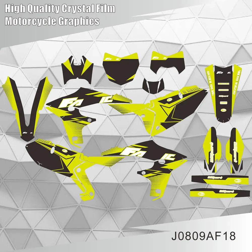 Для Fantic XEF 250 450 2021 2022 полная графика наклейки мотоцикл фон