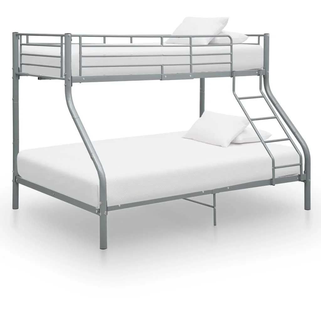 

Bed Frame, Metal Bed, Bedroom Furniture Grey 140x200 cm/90x200 cm