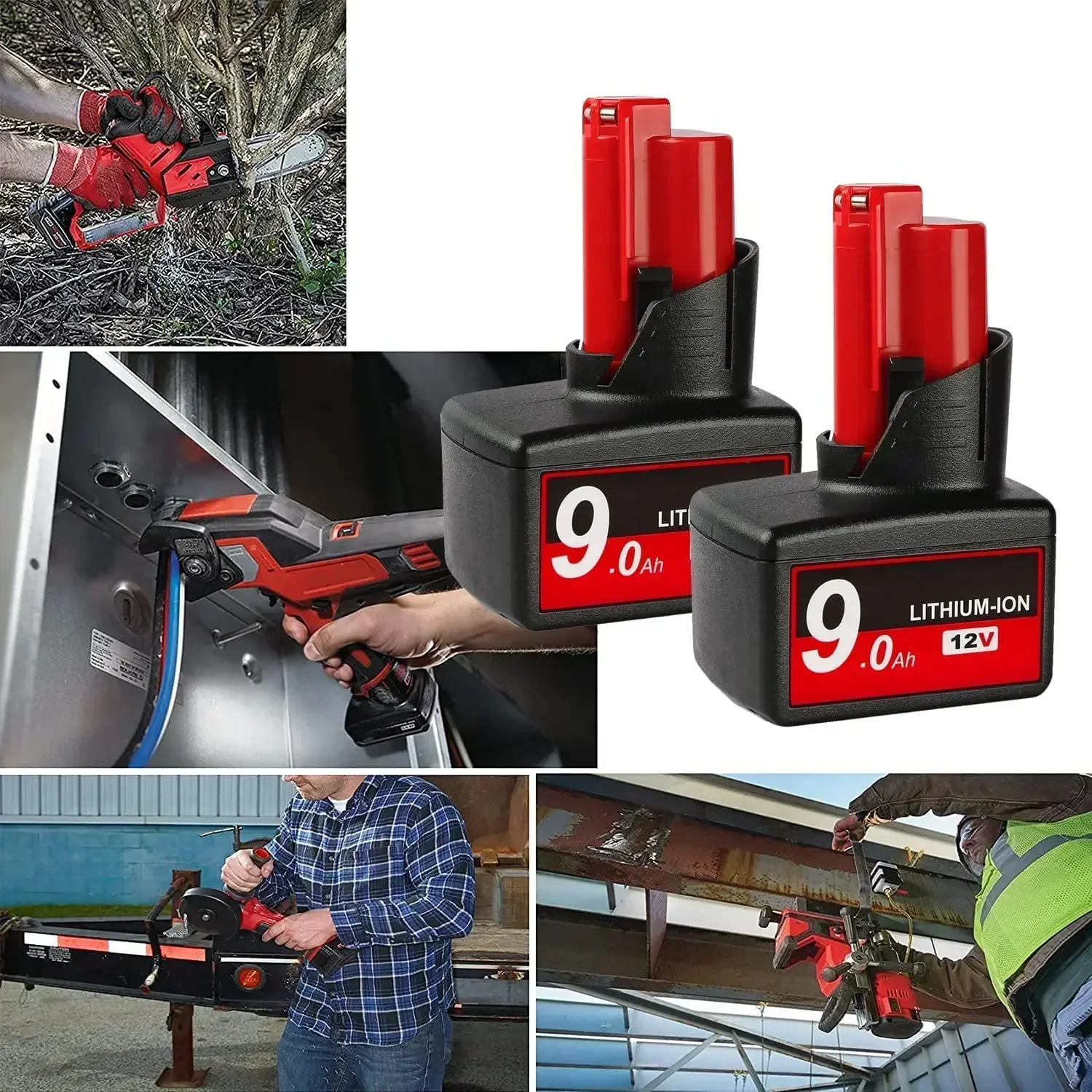 9.0AH для Milwaukee M12 48-11-2460 LITHIUM XC 9 0 расширенный аккумулятор 48-11-2412