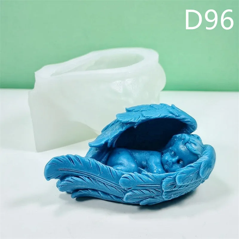 Силиконовая форма D96 для детских свечей украшение из эпоксидной смолы шоколадное