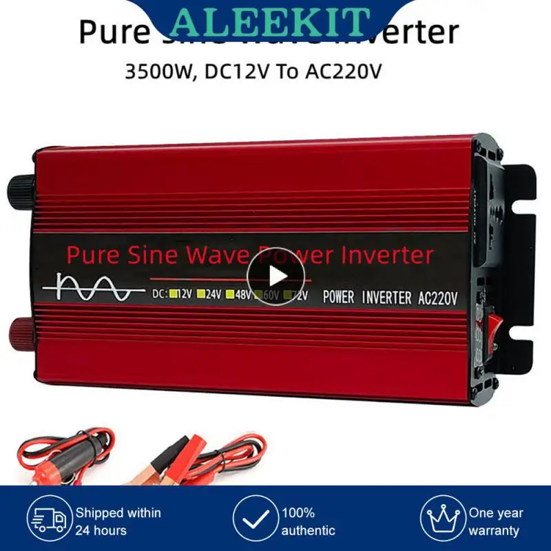 

8000W Pure Sine Wave Inverter 12V 220V Power Converter Adaptor 12V ~ 220V 5000w Home Solar Inverter Power Bank for Truck Outdoor