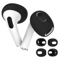 1 pairs silicone earphone case cover for airpods 3 soft anti slip earphone protective earbuds eartips replacement accessories