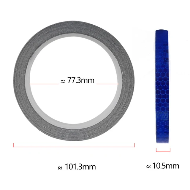 Motorcycle Rim Tape Reflective Wheel Stickers Decals 1cm*800cm Vinyl Car Warning Stickers Motorbike Styling Decor Accessories 6