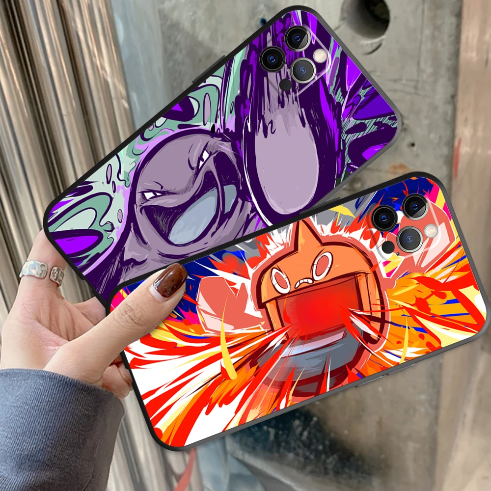 

Phone Case For iPhone 13 12 11 Pro Max Mini X XR XS MAX SE 2020 8 7 6 6S Plus 5 Pikachu Pokemon Soft Silicone TPU Cover Funda
