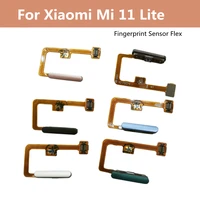 for xiaomi mi 11 lite fingerprint sensor home button ribbon flex cable for xiaomi mi11 lite touch id