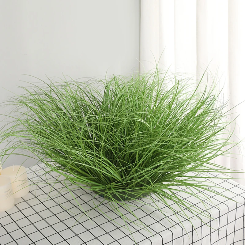 

Simulated Dog Tail Grass Reed Cattail Onion Grass Reed Grass Simulated Green Plant Interior Decoration Wedding Scene Layout