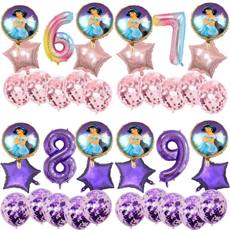Disney Принцесса Жасмин фольга конфетти для воздушного шара воздушный шар