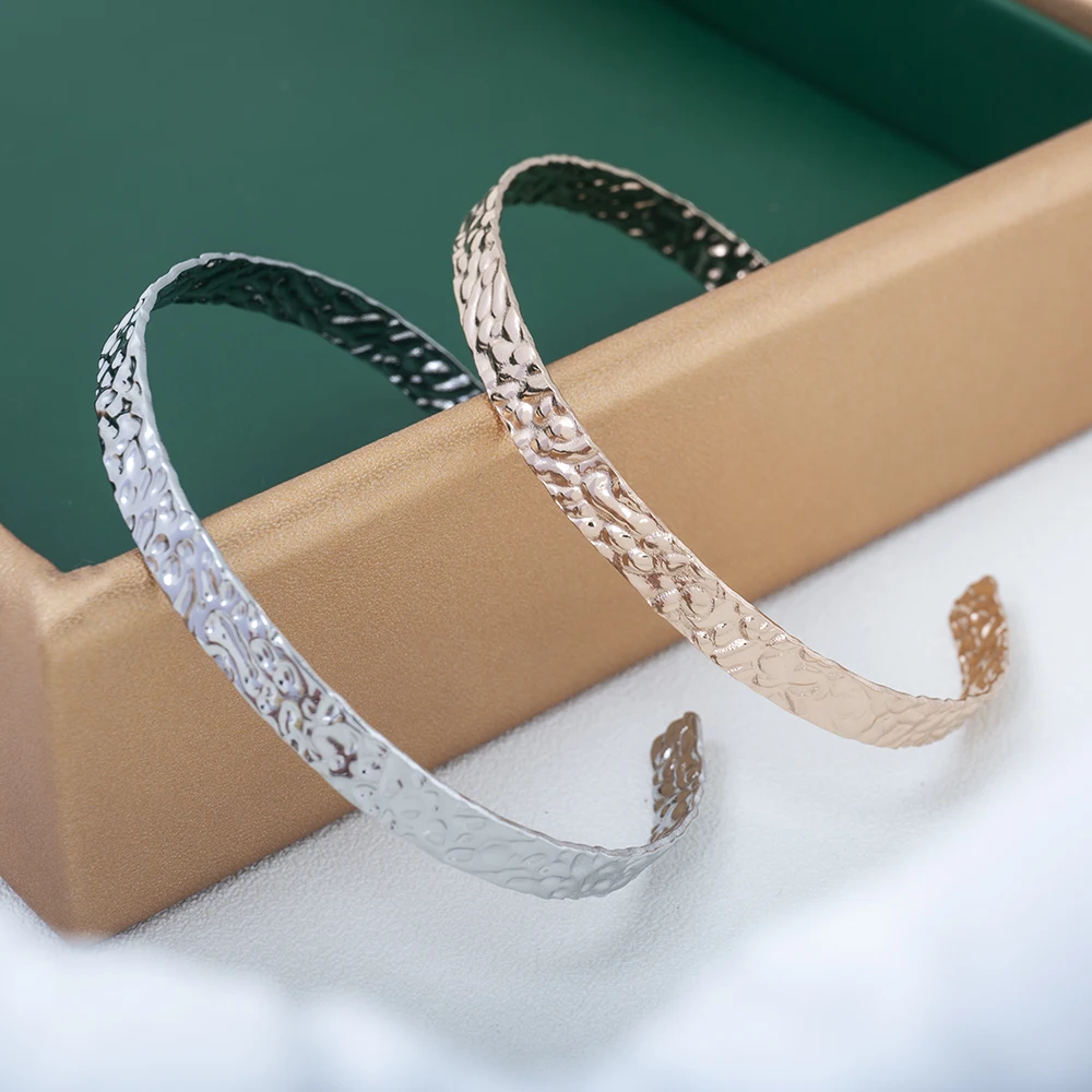 

Tangula Vintage Patterns Bangle for Women Temperament Versatile Adjustable Cuff Bracelets Fashion Party Daily Wear Jewelry