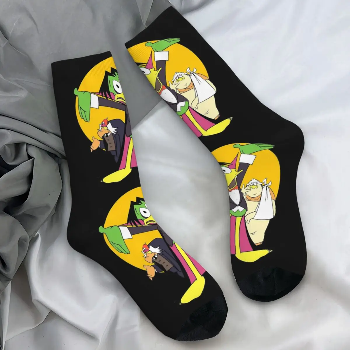 C-Count Duckula британские анимированные комедийные носки забавные чулки для