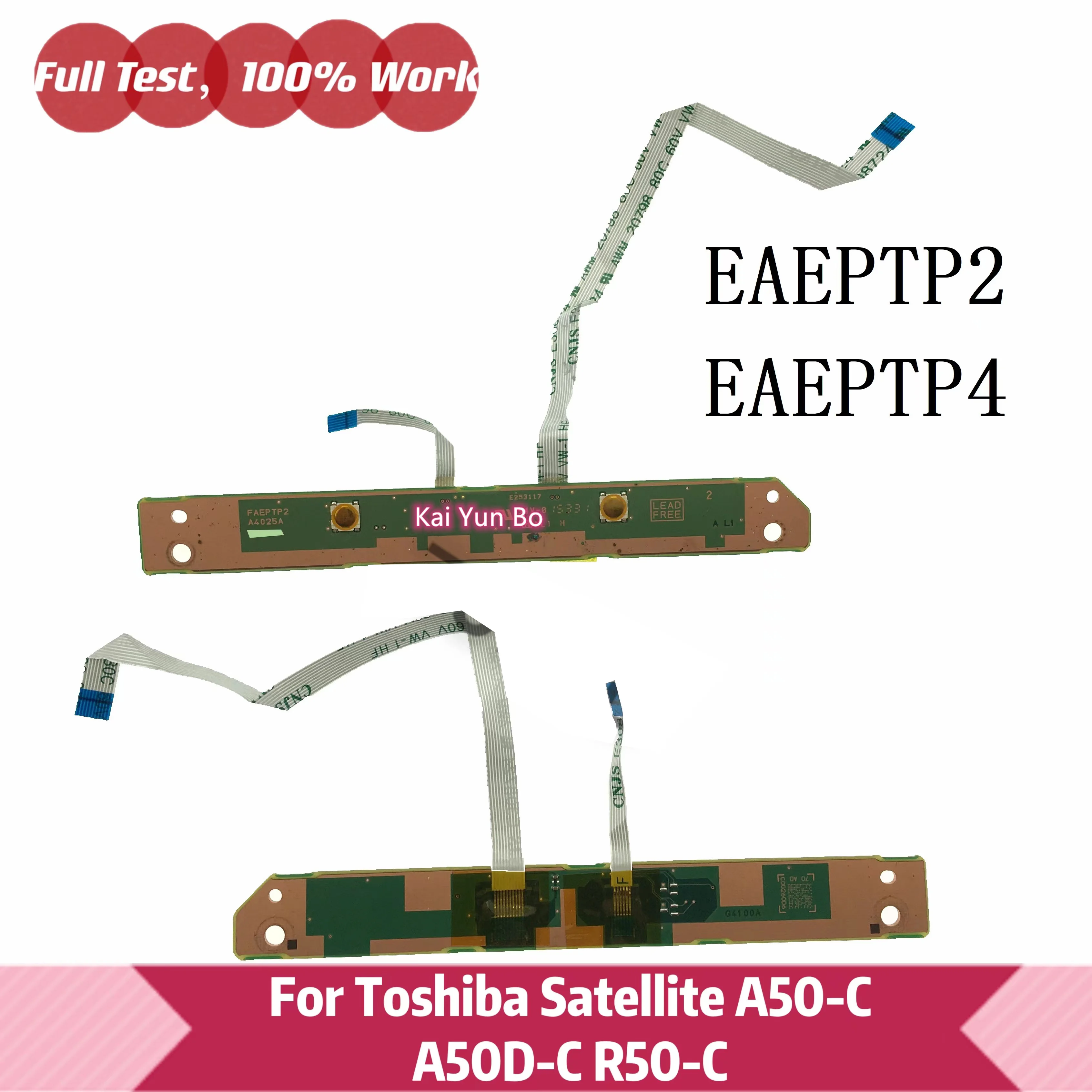 

Laptop Mouse Click Button Board w/ Cable For Toshiba Satellite A50-C A50D-C R50-C FAEPTP2 A4025A EAEPTP4 A4100A 100% Test ok
