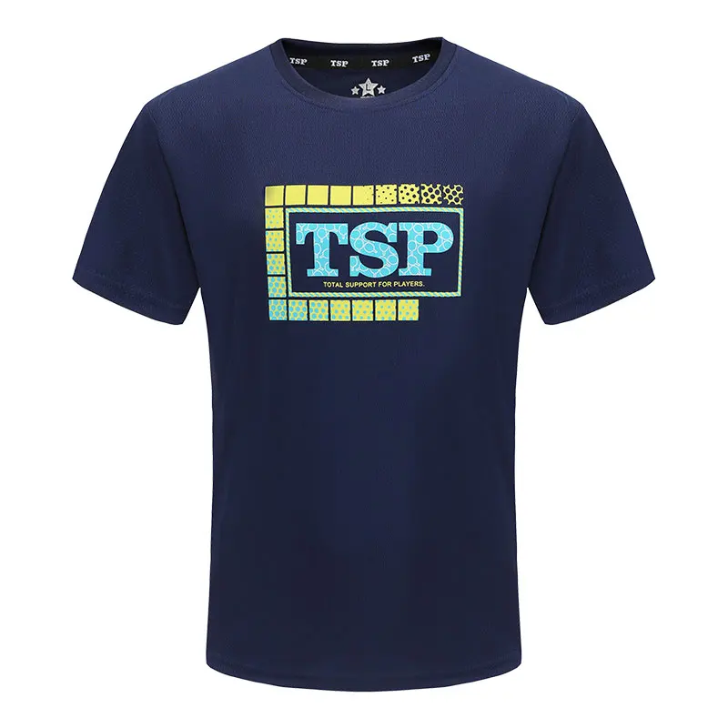 

Новинка 83507, футболки для настольного тенниса TSP, футболки для мужчин и женщин, ткань для пинг-понга, спортивная одежда