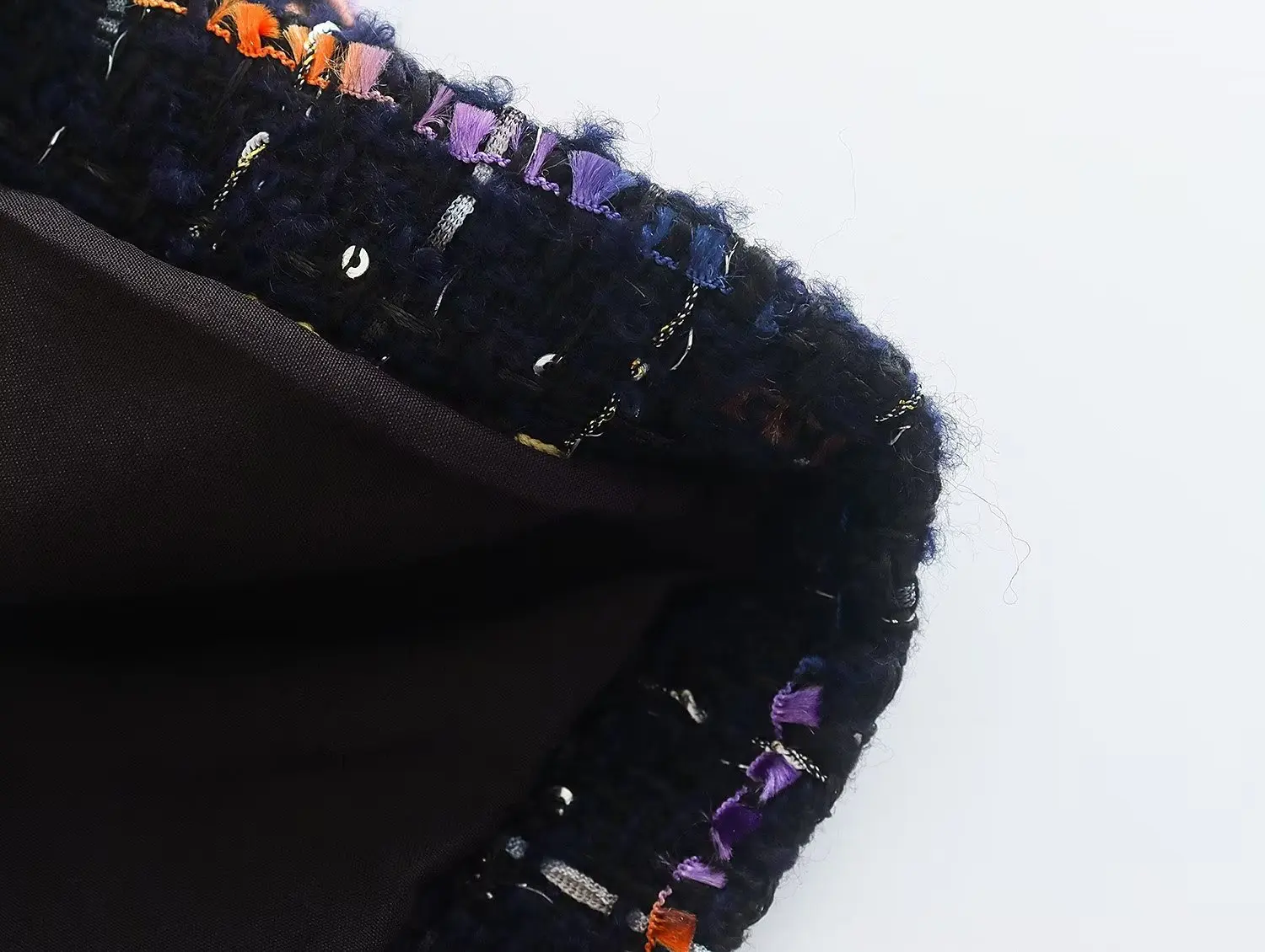 Withered Shorts Women High Wasit Fashion Vintage Tweed Texture