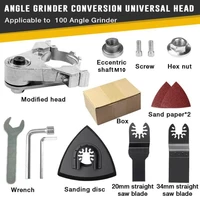 angle grinder conversion universal head adapter m10 m14 thread for 100 115 125 type angle grinder polisher polishing oscillating
