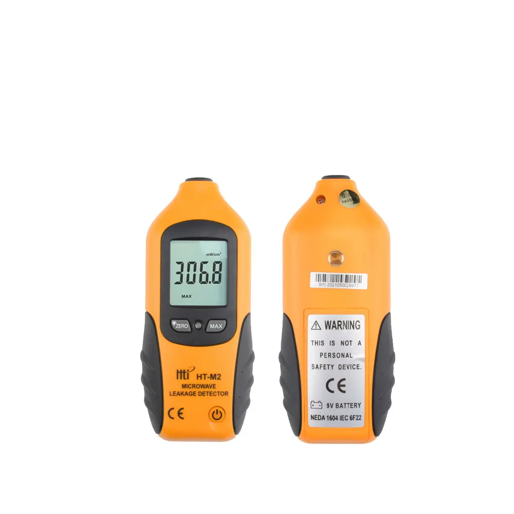 HT-M2 Professional Digital LCD Display Microwave Leakage Detector High Precision Radiation Meter Tester 0-9.99mW/cm2