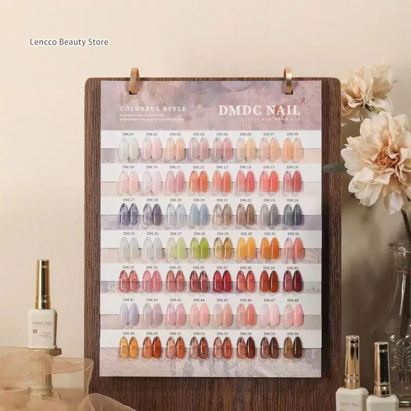 Lencco 56 цветов полупрозрачный желеобразный Блестящий лак удаляемый замачиванием