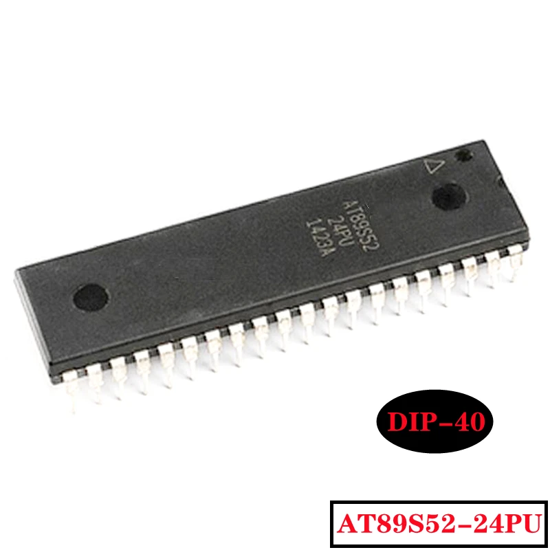 

1PCS new original AT89S52-24PU 89S52-24PI DIP-40 MCU 8-bit flash memory controller