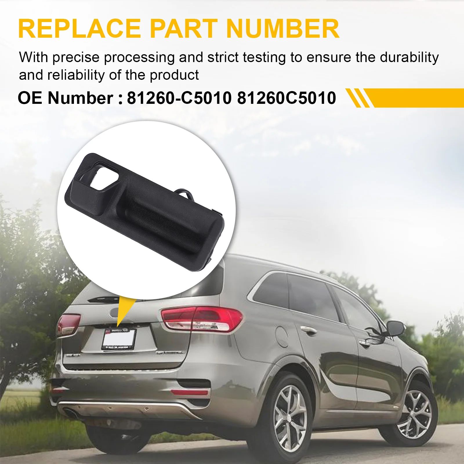 Фото Для KIA All new Sorento one 2015-19 переключатель крышки багажника кнопка открытия двери багажника 81260C5010 81260-C5010 для kia sorento №4