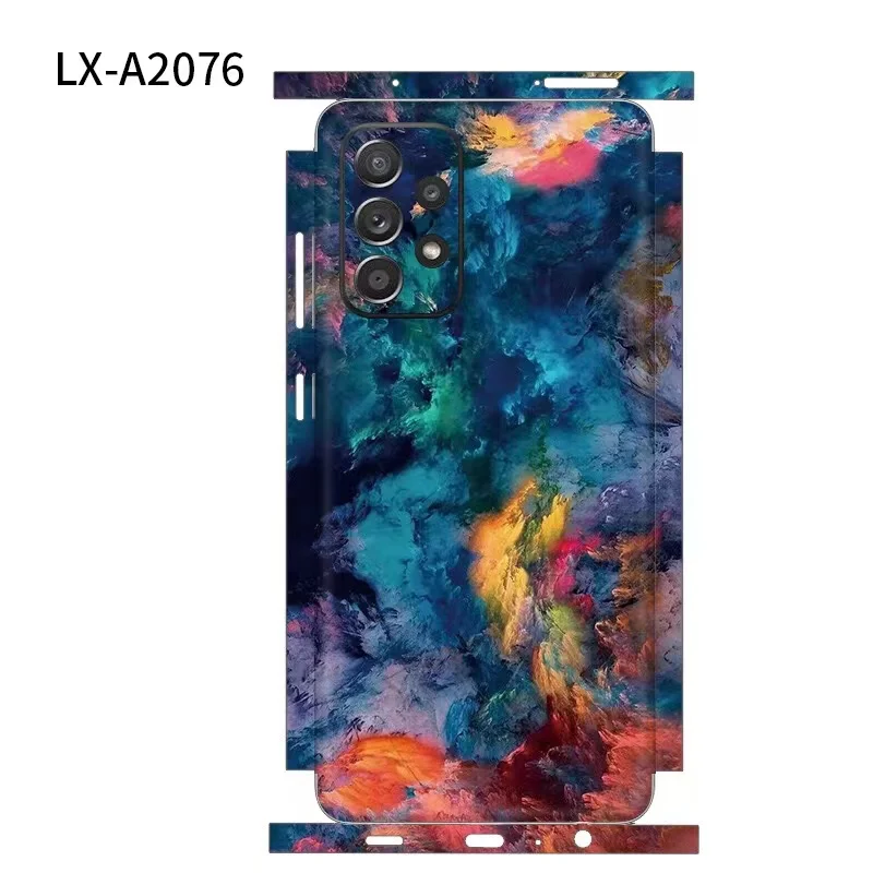 

Full Cover 3M Film For Samsung A52S A52 Films Cases Decal Skin Aurora Back Covers Protector Wrap Ultra Thin Stickers