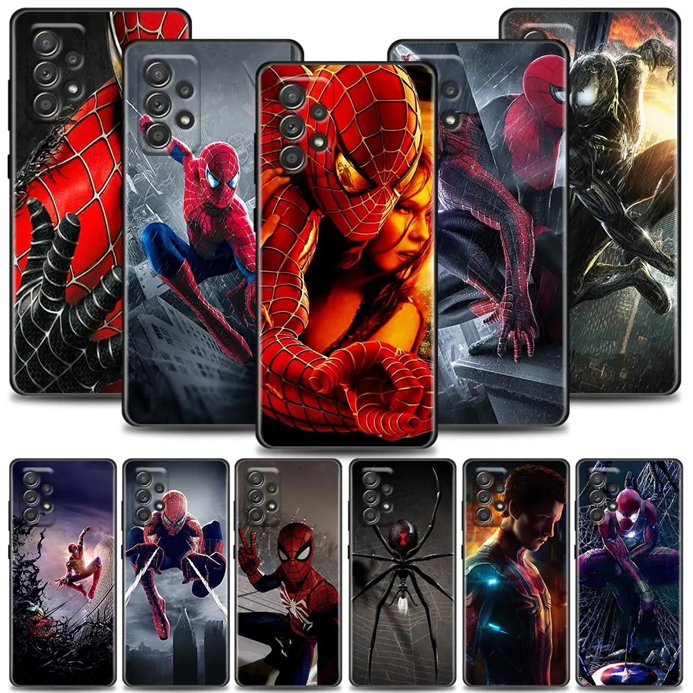 

Marvel Spider Man Avengers Comics Phone Case For Samsung Galaxy A72 A52 A32 A02s A12 A42 A71 A51 A31 A21 A11 A01 A02 A03 Cover