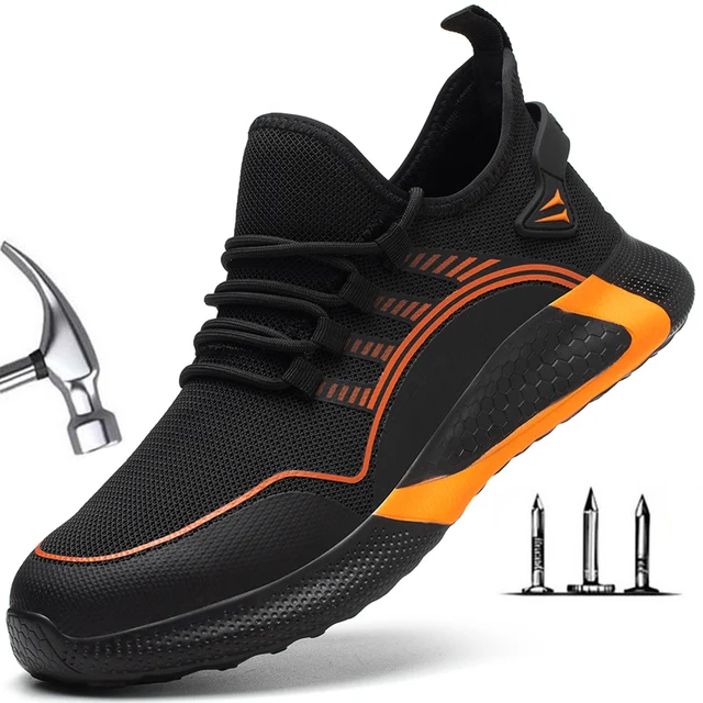 Lightweight Work Safety Breathable Sports Shoes for men