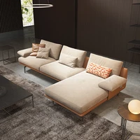 italian luxury fabric sofa simple modern small apartment new down minimalist nordic style furniture