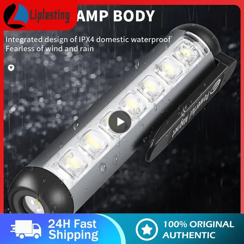 

Usb Charging Battery Flashlight Powerful Rechargeable Lamp Camping Lantern Led Flashlight Power Bank Flashlight