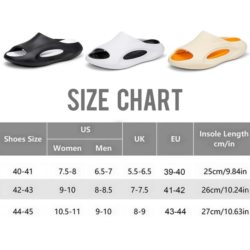 Fashion Summer Sneaker Slippers For Women Men Thick Bottom Platform Slides Soft Eva Hollow Unisex  Sandals Casual Beach Shoes