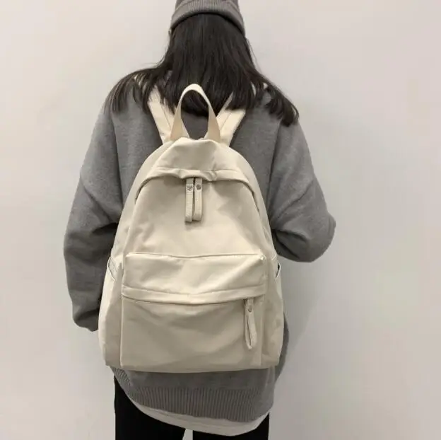 Школьный ранец для мужчин и женщин, простая вместительная сумка в Корейском стиле для старшей школы в стиле Харадзюку, рюкзак для девушек и ...