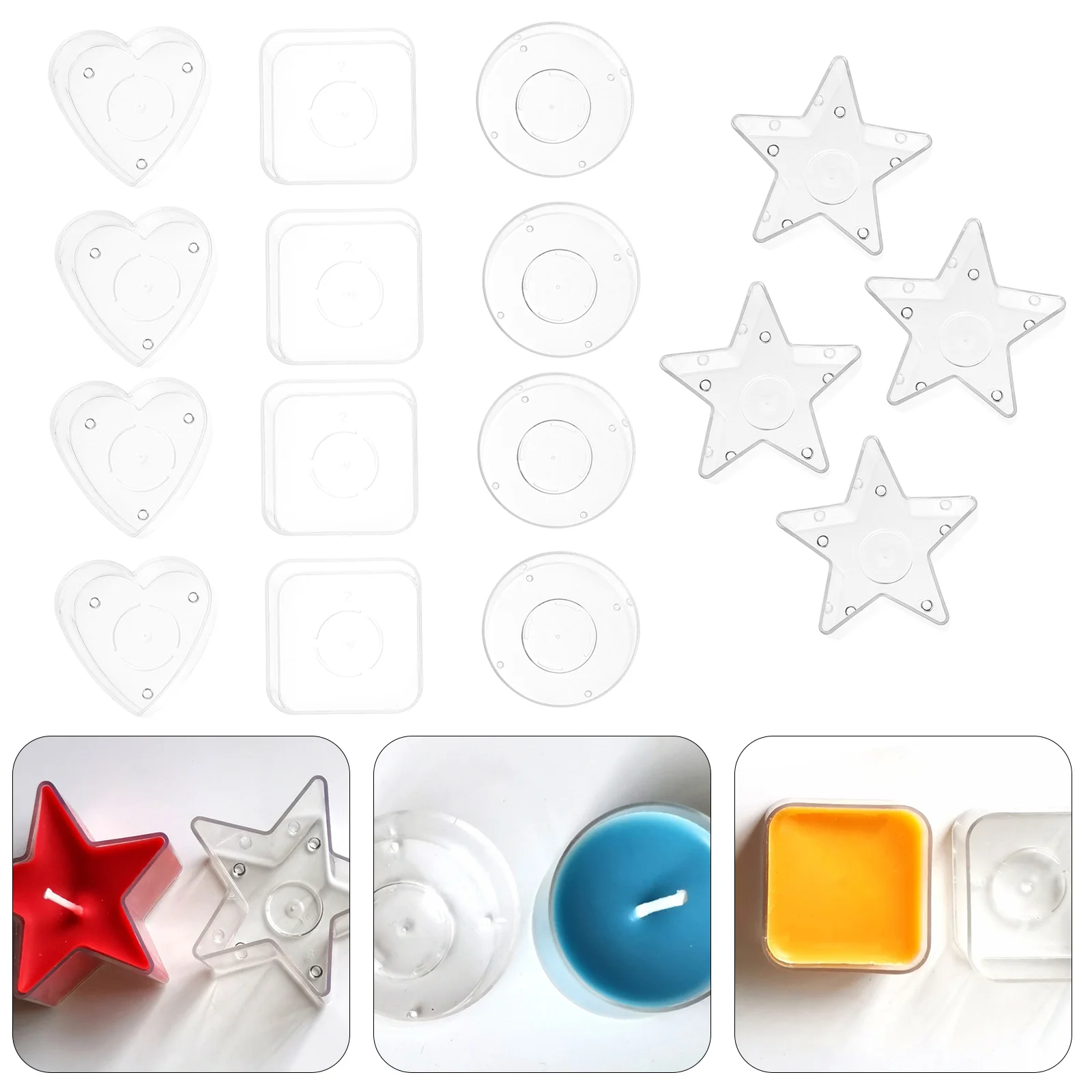 

Votive Container Tealight Holder Jars Transparent Wax Clear Holders Cupscup Empty Scented