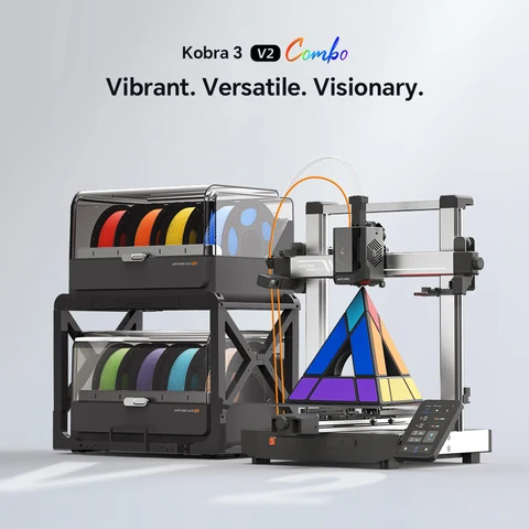 ANYCUBIC Upgrade Kobra 3 V2 Combo 8-цветный 3D-принтер