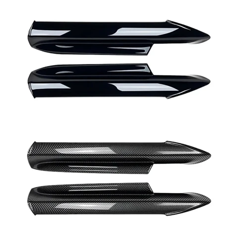 Pair Front Bumper Lip Splitter Spoiler For Bmw 3 Series E90 E91 M-Tech 4 Door 320i 330i 2005-2008 Bumper Side Splitter Cover