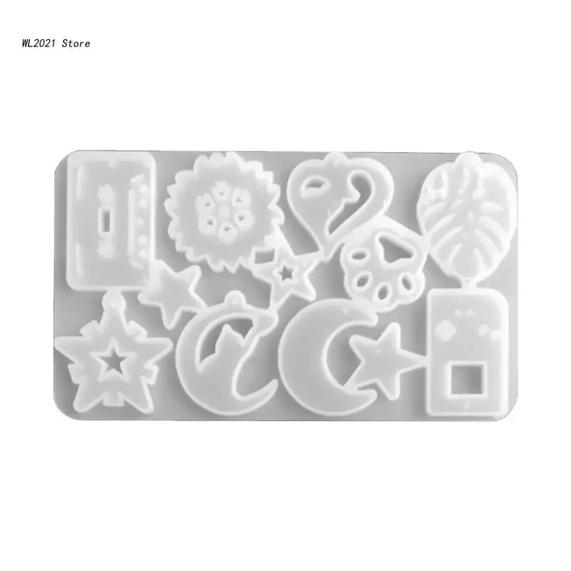 

Зеркальная форма для подвесок из смолы, подходящая для самостоятельной сборки