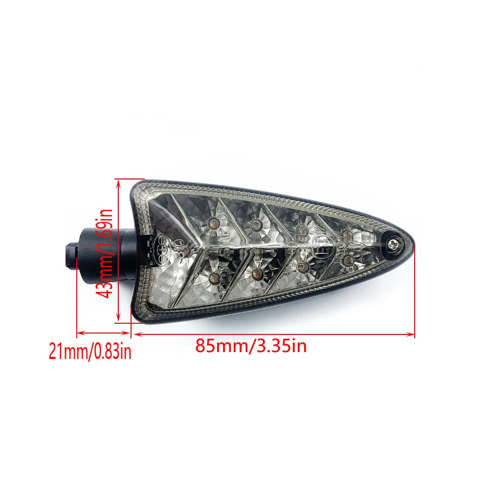 

LED Turn Signal Light For Tiger 1050/800/XC Daytona 675/R 675R 2009-2018 Motorcycle Blinker Front/Rear Lamp Indicator