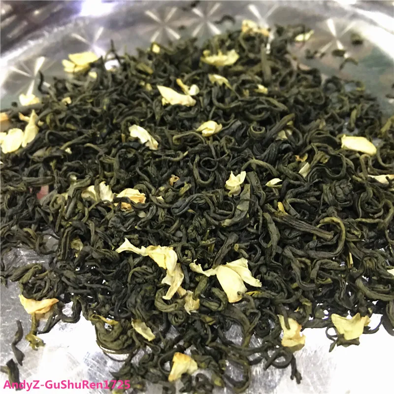 

Китайский Жасминовый цветочный чай 6A, зеленый жасминовый чай для заботы о здоровье, зеленый чай, тонкий чай, 250 г/пакет, без чайника