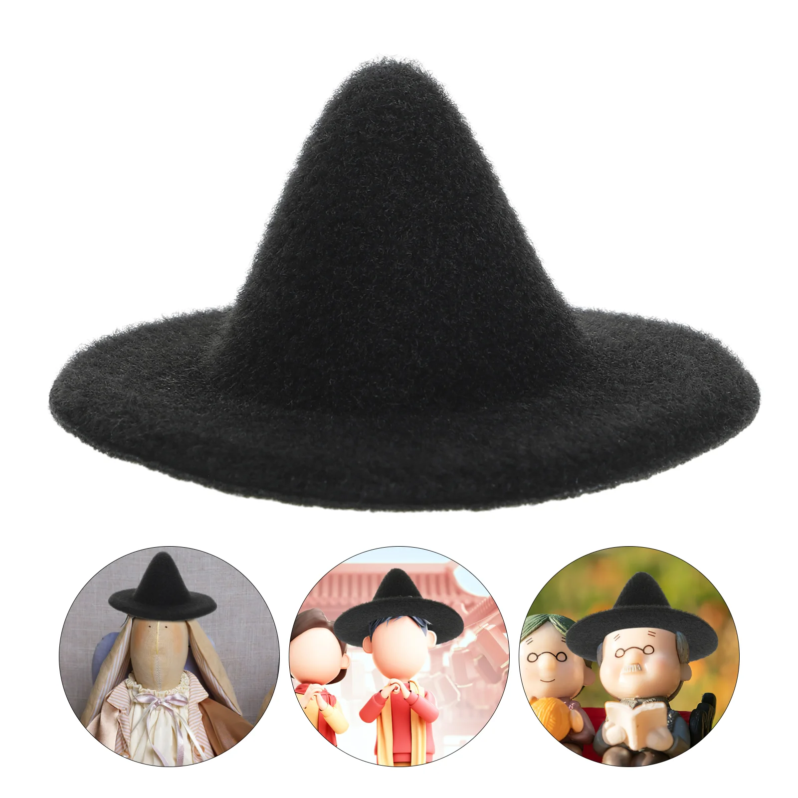 3 шт. мини-шляпа волшебника милые аксессуары ремесленные украшения крошечные