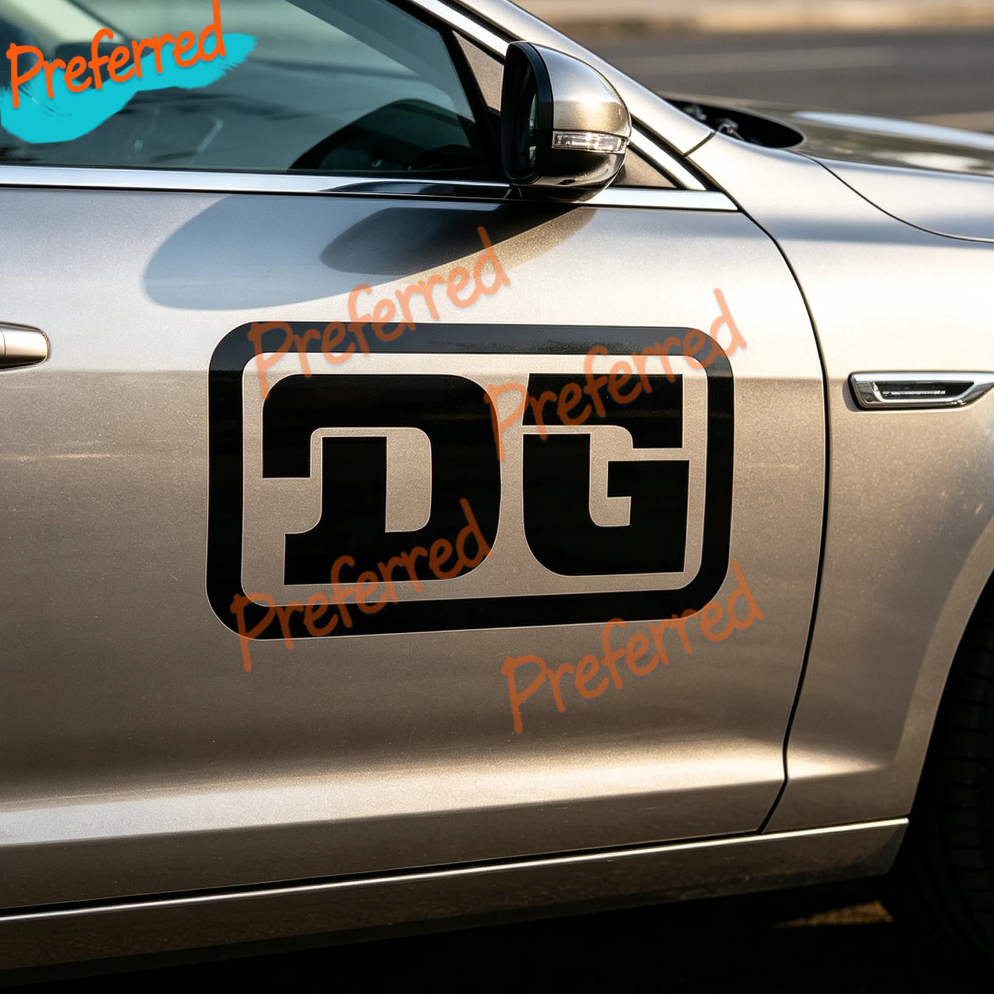 Фото 2x наклейки DG Classic Decal Stickers Twinshock Motocross Vinduro Enduro, настраиваемые в любом размере, без фона №1