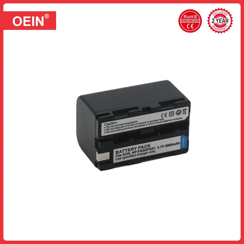 Аккумулятор 2800 мАч NP-FS20 NP-FS21 NP-FS22 для Sony DCR-PC5E DCR-PC3E PC1E PC2E PC5L PC4 TRV1VE PC4E