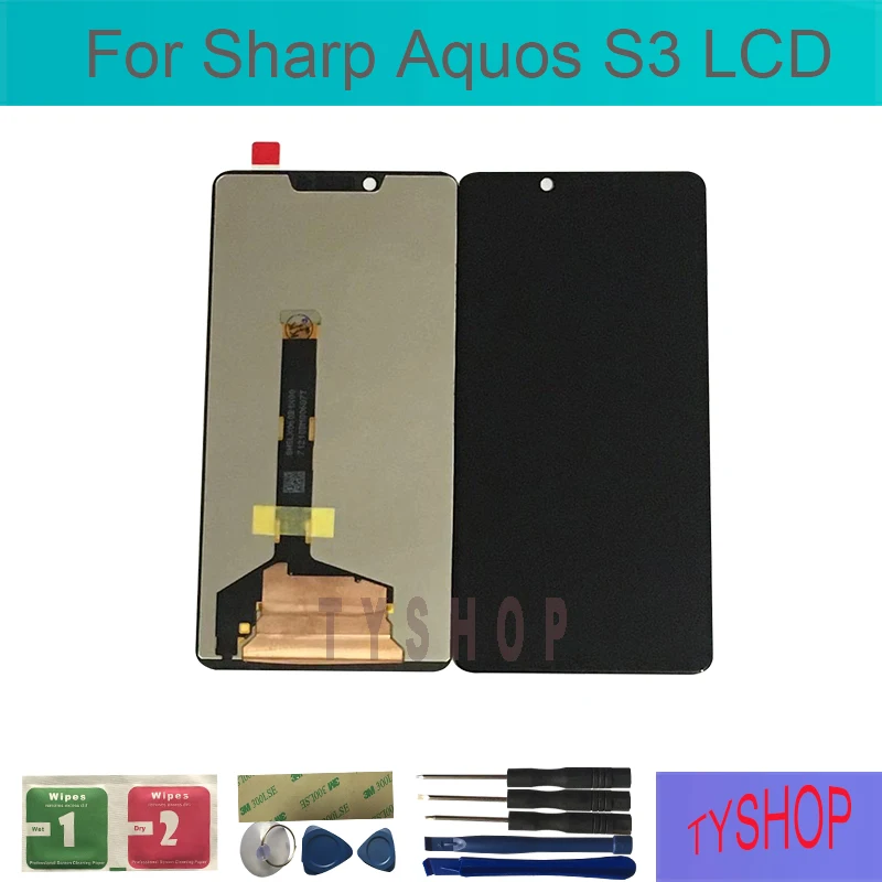 

100% Tested 6.0'' For Aquos Sharp S3 FS8015 FS8032 LCD Display and Touch Screen Digitizer Assemble Replacement Original