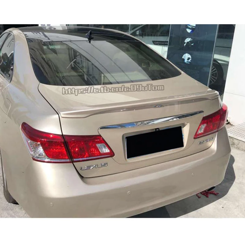 Для Lexus ES автомобильный задний спойлер отделка черного карбона хвостовое крыло