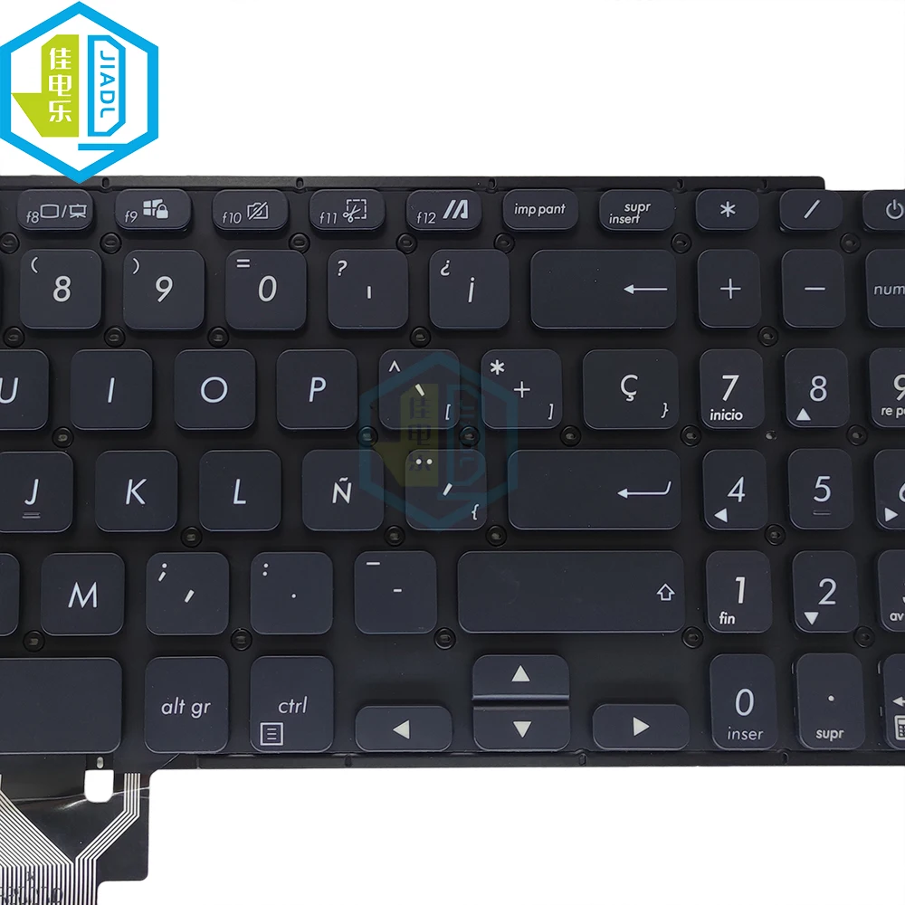 Фото Испанская португальская клавиатура с подсветкой для ASUS X509 X515 M509 Vivobook D509 X509FJ X509FL X509UB X515EA-AP X515UA X515FA №3