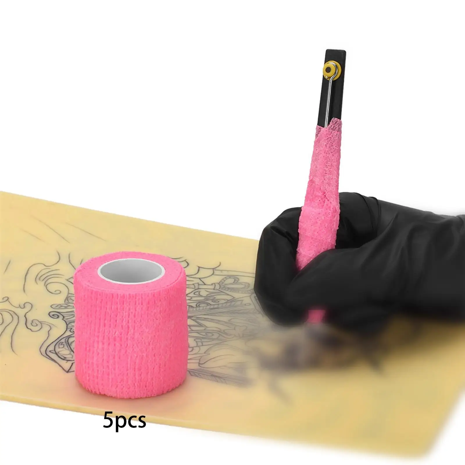 

Самоклеящаяся бандажная лента для домашних животных, одноразовая, 5 штук