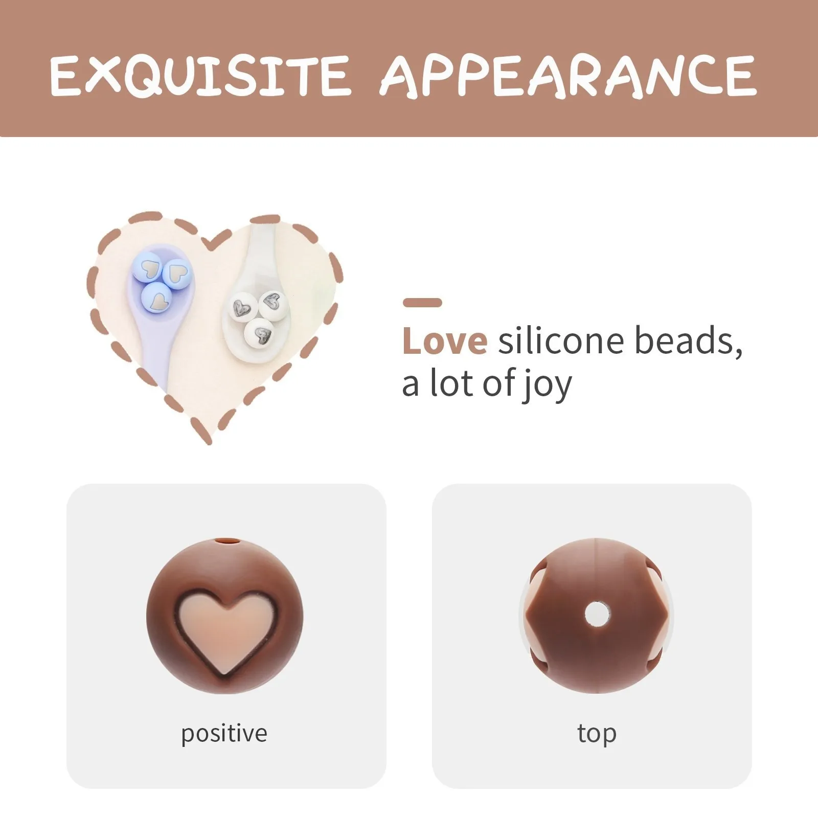 100 шт. детский силиконовый Прорезыватель для зубов 14 мм без бисфенола